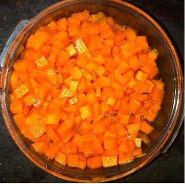 Frozen Carrot Dices