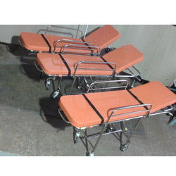 Stainless Steel Stretcher Cum Trolley