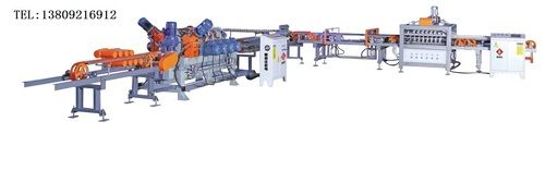 White Only Hzj-3 Dry Type Full Automatic Multi Blade Cutting And Squaring Line