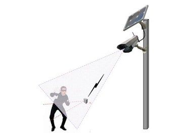 Solar CCTV Camera With Solar Street Light