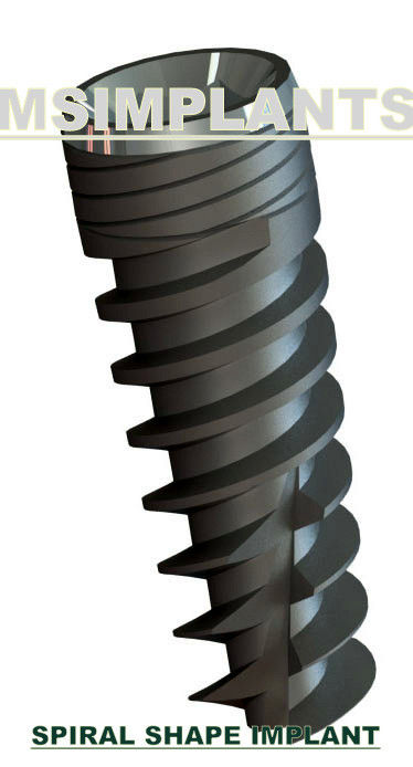 Spiral Shape Dental Implant