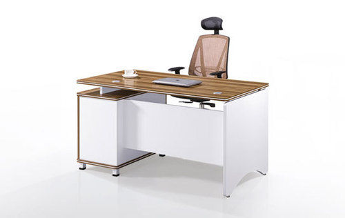 Secretary Office Table - 25mm Wood Top and Legs, Fixed Pedestal Design for Versatile Office Needs