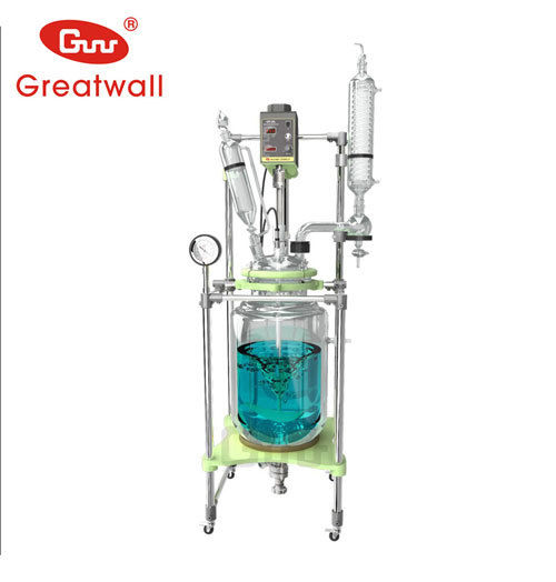 Two-Layer Borosilicate Glass Reactor (GR-50L)