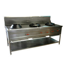 Three Burner Chinese Range