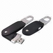 Leather USB Flash Drive With Classic Style