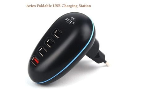 4 Port Foldable Usb Charging Station