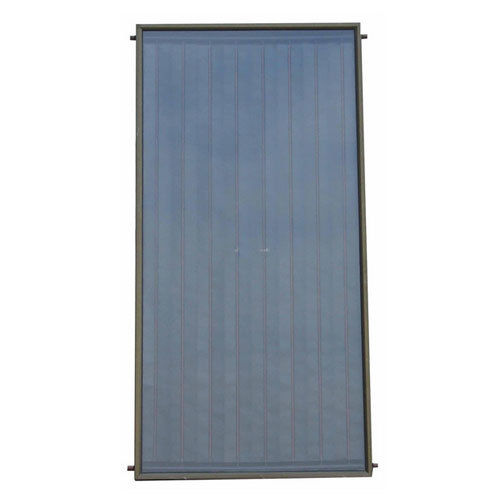 Solar Flat Plate Collectors - Textured Tempered Glass, Selective Coated Absorber, Ultrasonic Welding, Screwless Anodized Housing with Auto Drain Mechanism