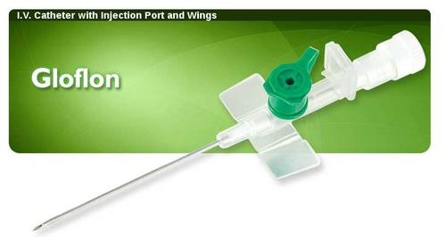 I.v. Catheter With Injection Port And Wings