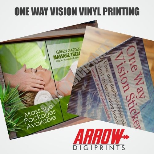 One Way Vision Vinyl - Adhesive Film, Ideal for Branding and Fleet Graphics