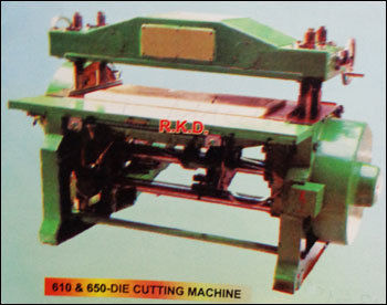 610 And 650 Die Cutting Machine