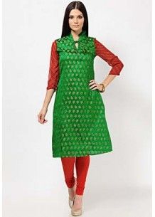 Jaquard Designer Kurtis