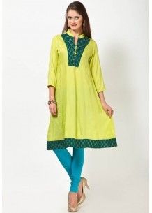 Rayon Printed Kurtis