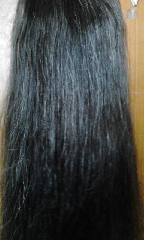 Long Black And White Mix Hair Wig