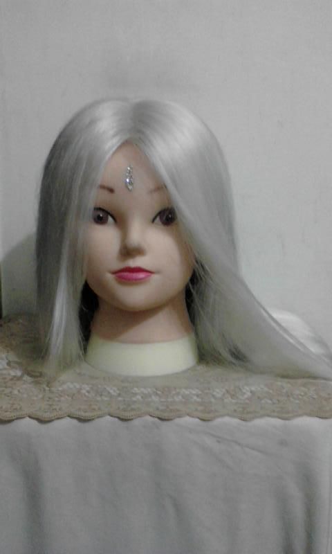 White Synthetic Hair Wig