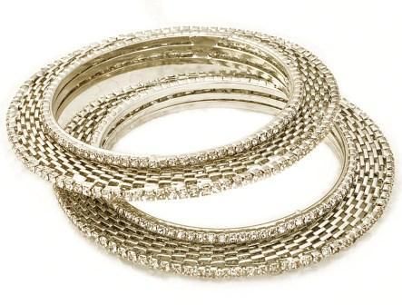 Full White Bangles (0053)