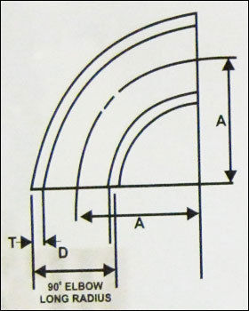 90 Degree Blow Long Radius For Tube