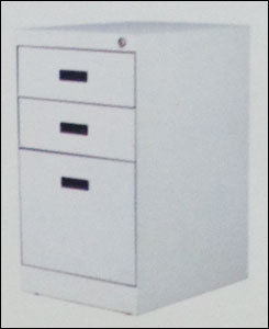 Pedestal Cabinet With Wood Facia