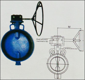 Worm Gear Operated Butterfly Valve