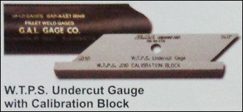 Wtps Undercut Gauge With Calibration Block