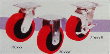 Nylon Pu Caster With Ball Bearing