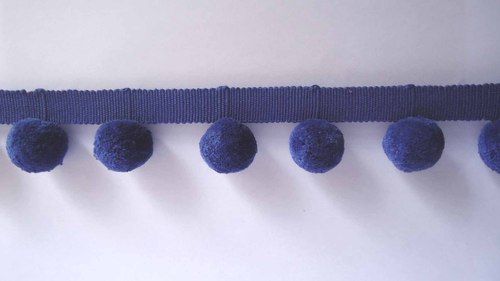 Grey Pom Pom Trims