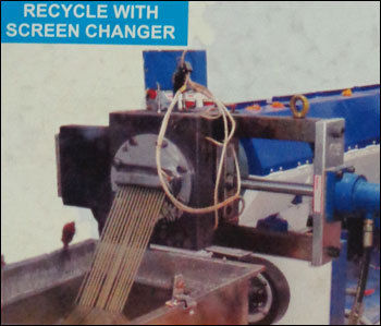 Recycle Plant With Screen Changer