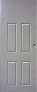 American Style Steel Door With Frame