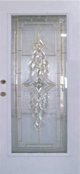 Full Lite Glass Door with Copper Strip