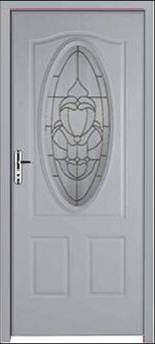 Small Oval Glass Door