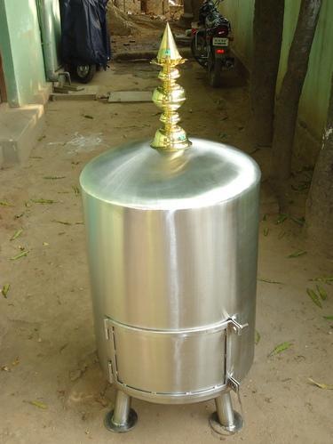 Stainless Steel Temple Hundi