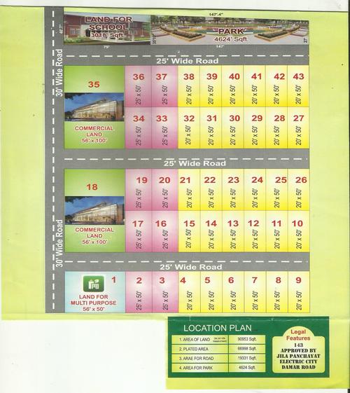 1000 Sqft Plots in Near to DLF, Diamond Resort Mohanlal Ganj