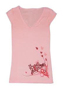 Ladies Knitted V Neck T-Shirt