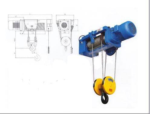 3T Small Electric Wire Rope Hoist