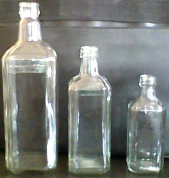Ruffles Family Glass Bottle