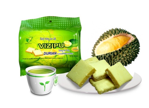 Vizipu Durian Flavour Egg Cookies