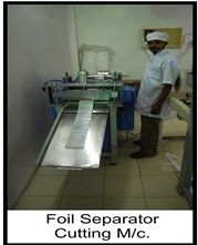 Blue Aluminum Foil Corrugation Separator