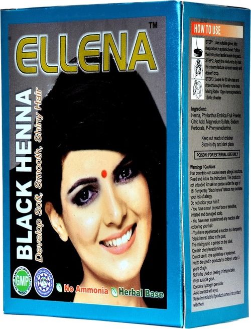 Ellena Black Henna Hair Color