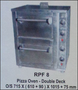 डबल डेक पिज्जा ओवन (Rpf 8) 
