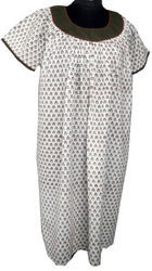 Dot Print Cotton Nighty