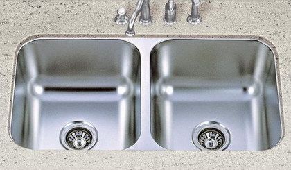 Undermount 50/50 Double Bowl Stainless Steel Kitchen Sink (SUD3118)