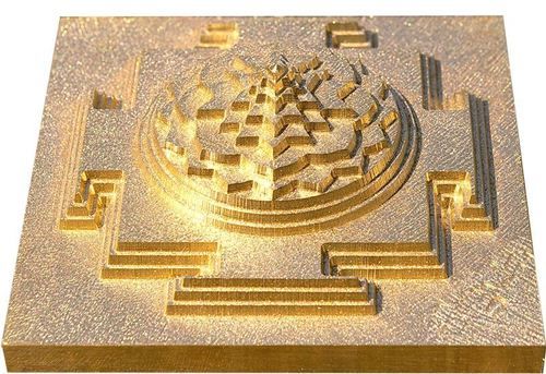 Scientific One Piece Solid Merupushtha Shree Yantra