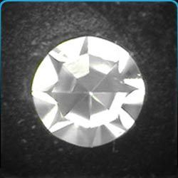 Single sale cut diamond