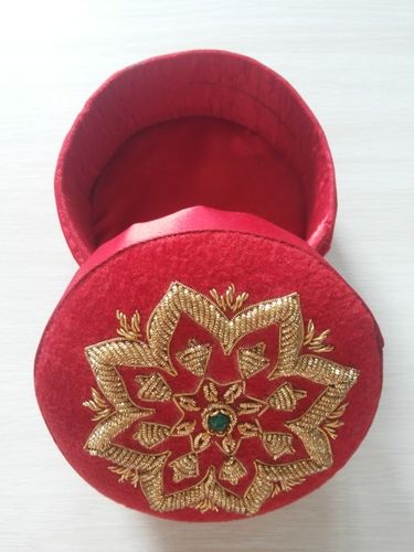 Zari Embroided Jewellery Box