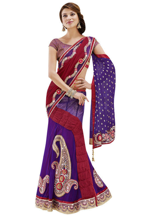 Fashion Royal Pictorial Lehenga Saree