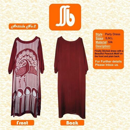 Ladies Silk Dress