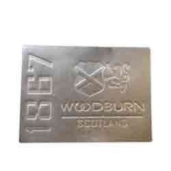 Durable Embossed Leather Patches