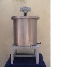 Stainless Steel Metal Container With Oscillatory Stirrer