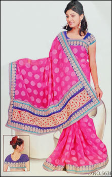 Designer Sarees - Premium Quality Cotton Blend | Comfortable Material, Crafted by Skilled Professionals