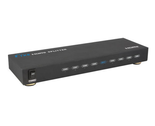 HDMI Splitter 1 Input 8 Output 1X8 Supports 3D 1080P