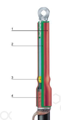 Heat Shrinkable Termination - High-quality Polymeric, Durable For Various Industrial Applications